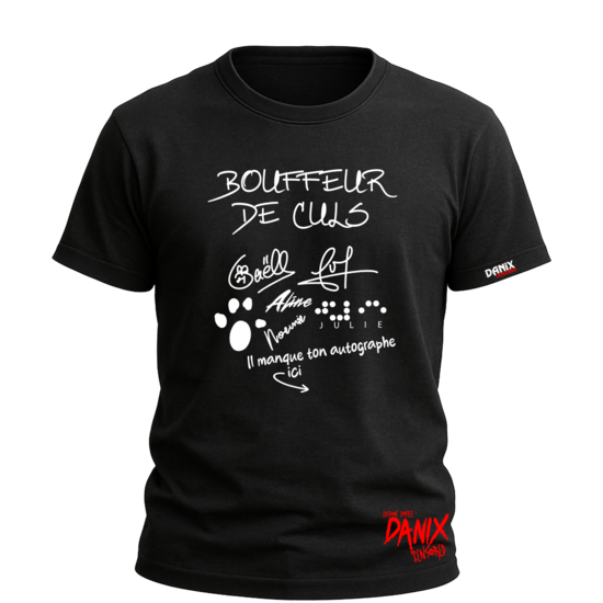 Tshirt Bouffeur de Culs [DANIX CENSORED]